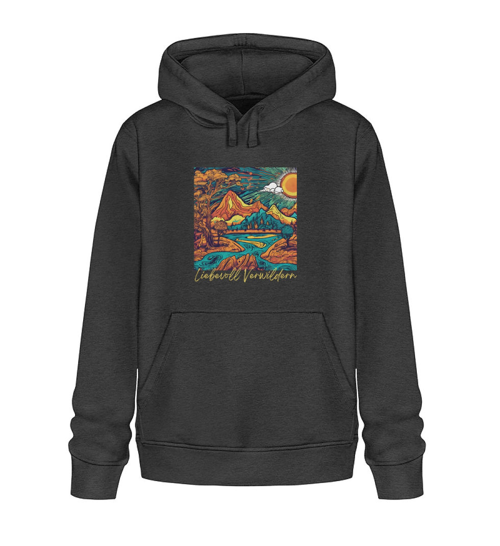 Miniaturbild: Panta rhei  - Unisex Organic Hoodie 2.0 ST/ST 