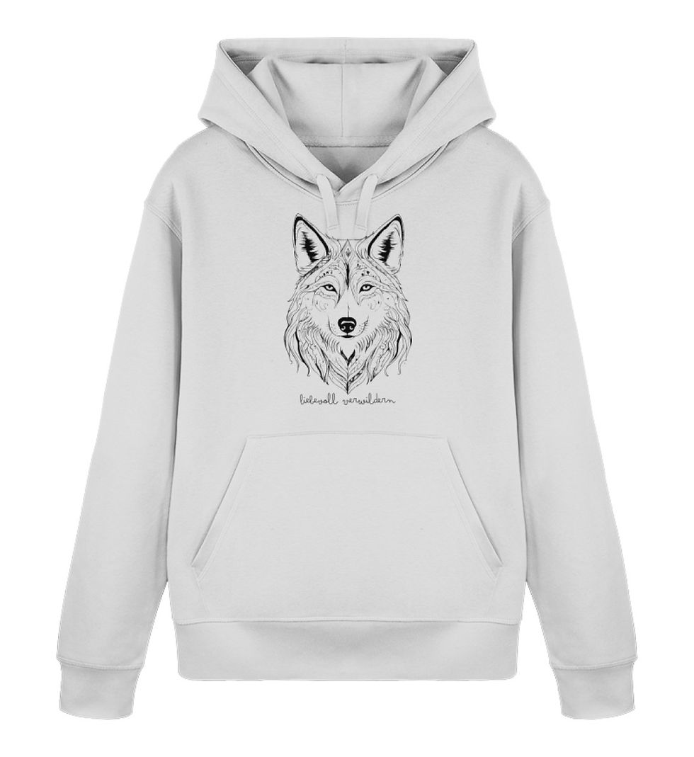 Miniaturbild: Wölfin  - Unisex Organic Hoodie 2.0 ST/ST 