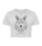 Miniaturbild: Wölfin  - Damen Organic Crop Top 