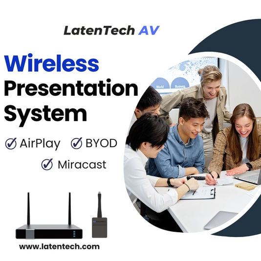 Wireless Meeting Rooms are Here: LatenTech AV Wireless Presentation System for Indian Offices