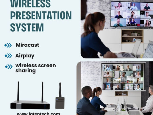 Revolutionize Your Meetings with LatenTech AV Wireless Presentation System – The Future of BYOM in India
