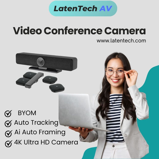 Transform Your Meeting Rooms with LatenTech AV Wireless Video Conference Camera
