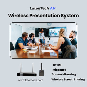 Go Wireless: Transform Your Meeting Room with LatenTech AV in India