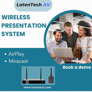 Upgrade Your Meeting Room with LatenTech AV Wireless Presentation System: The Best BYOM Solution in India