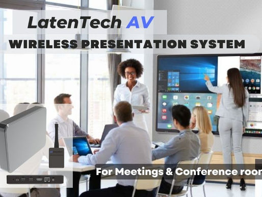 Seamless Presentations Redefined: Elevate Your Stage with LatenTech AV wireless presentation system
