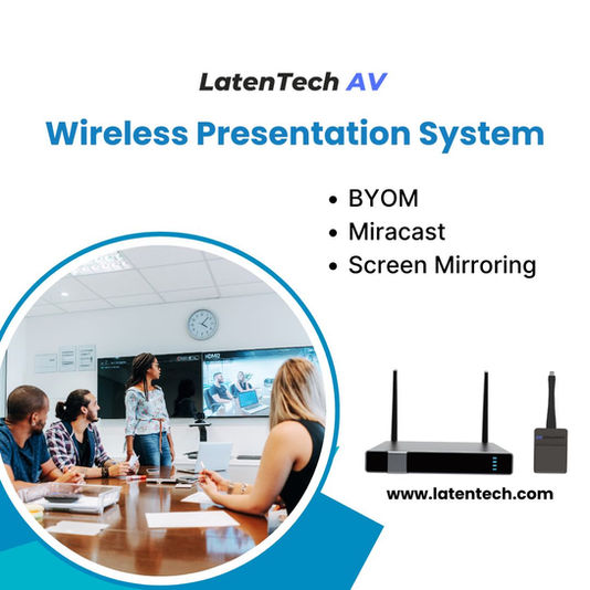 Unlock Wireless Meetings with LatenTech AV – The Future of Indian Conference Rooms