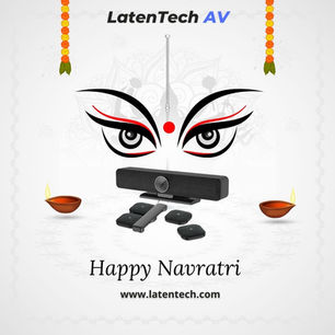 Celebrate Navratri with a Smart BYOM Upgrade: LatenTech AV Video Conference Camera