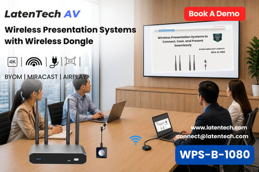 Wireless Presentation System India, 4K Wireless Presentation, BYOD Meeting Room, BYOM Solution,