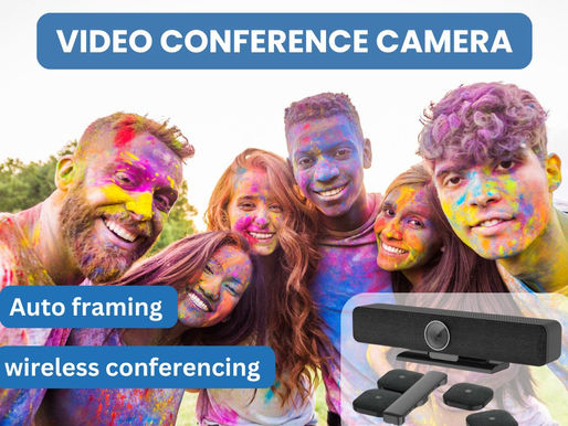 Celebrate Holi with Seamless Connectivity: LatenTech Wireless Presentation System & AV Video Conference Camera