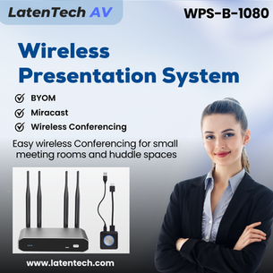 Smarter Offices in India Need LatenTech AV Wireless Presentation System