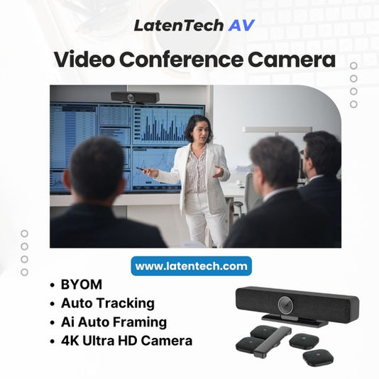 Transform Your Meeting Space with LatenTech AV and BYOM Camera Innovation