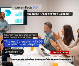 Discover the Wireless Solution of the Future Generation with LatenTech AV Wireless Presentation System🌟