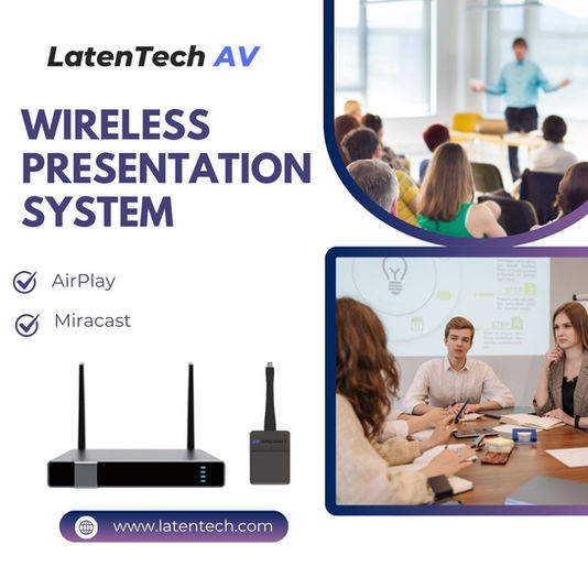 Latentech AV Wireless Presentation System: Revolutionizing Wireless Collaboration in Indian Meeting Rooms