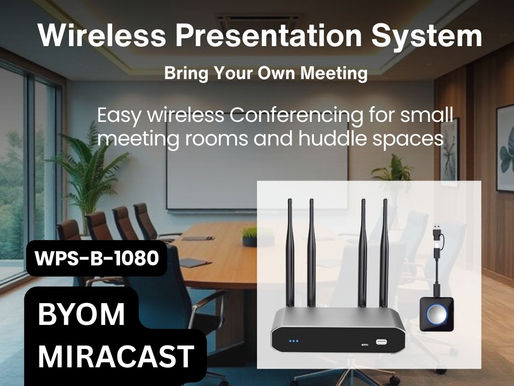 LatenTech AV WPS-B-1080 Wireless Presentation System, made in Hong Kong.