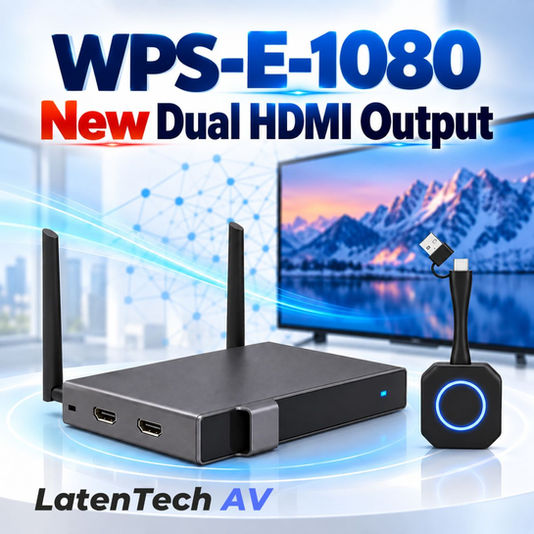LatenTech AV WPS-E-1080: Enterprise-Grade 4K Wireless Presentation System