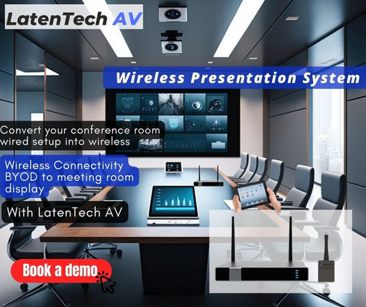 Wireless Collaboration Systems in Latentech AV Wireless Presentation Systems