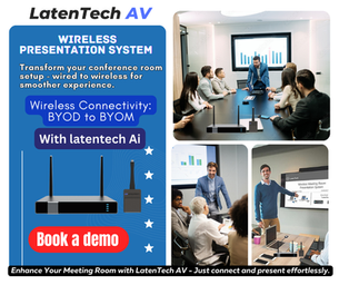 Transform Your Meetings with LatenTech Ai Wireless Presentation System