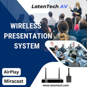 Upgrade Your Meetings with LatenTech AV Wireless Presentation System – The Future of BYOM in India
