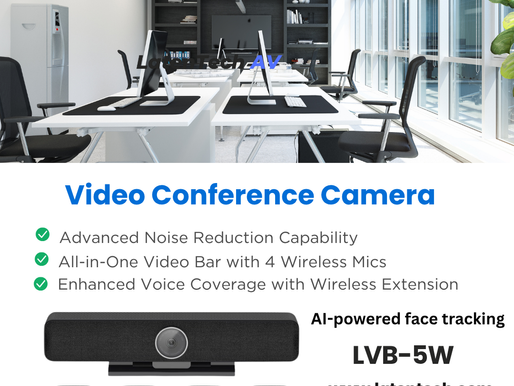 Upgrade to the Future of Wireless Meetings with LatenTech LVB-5W AV Video Conference Camera