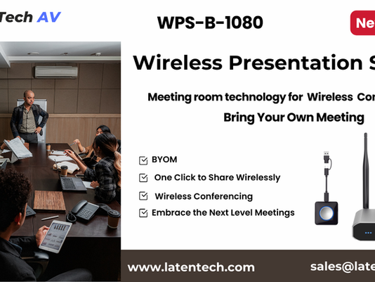 LatenTech AV WPS-B-1080 Wireless Presentation System