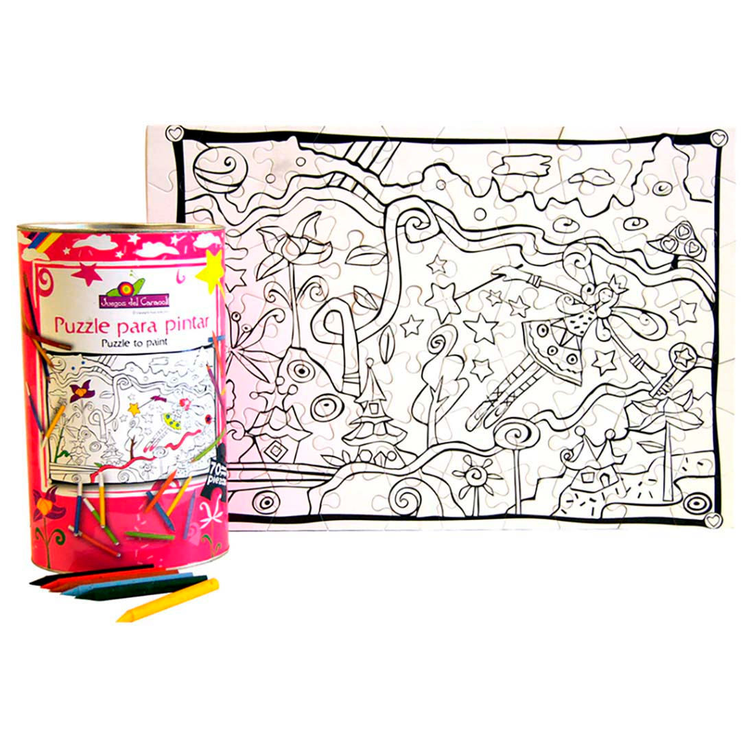 PUZZLE P/PINTAR HADAS CARTON