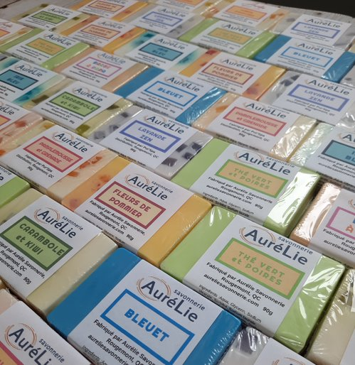 Savons à la glycérine parfumés