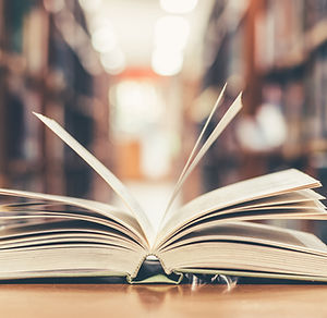 Abra o livro de texto na biblioteca