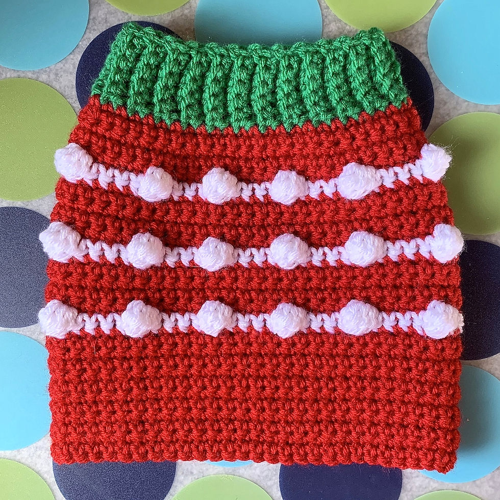 Size S - Dog Sweater Vest - Santa's Helper
