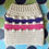 Thumbnail: Size S - Dog Sweater Vest - Rugby Stripe - Purple & Hot Pink