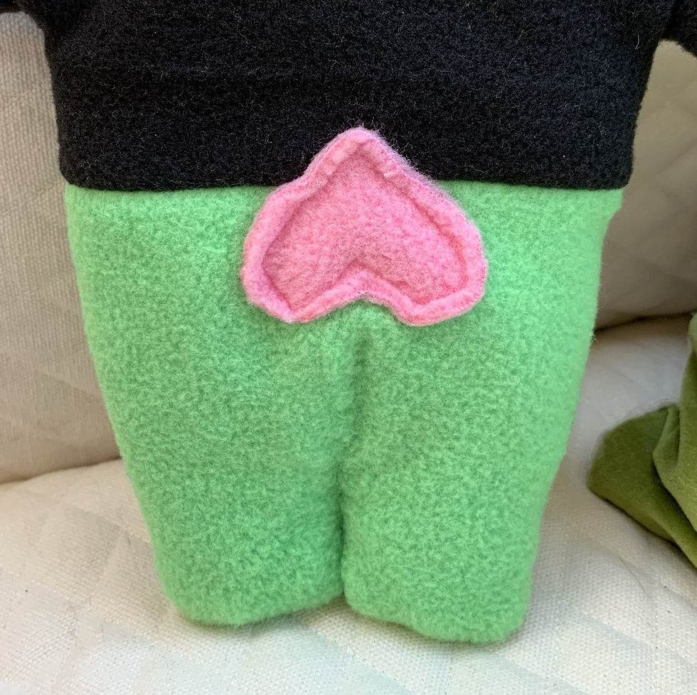 Thumbnail: Shelly ~ The Mer-Pug Bummlie ~ Stuffing Free Dog Toy