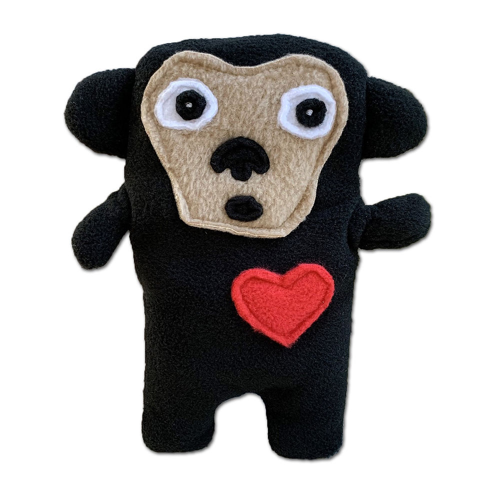 Thumbnail: Shrimp ~ The Chimp Bummlie ~ Stuffing Free Dog Toy
