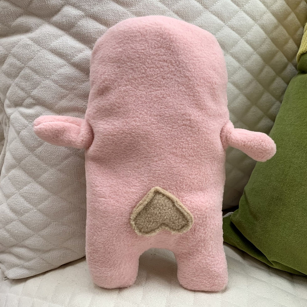 Thumbnail: Bubbles - The Rubber Duckie Pug-Jama Bummlie ~ Stuffing Free Dog Toy