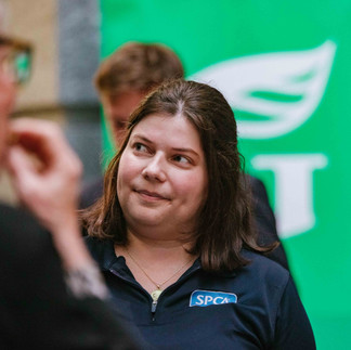 Marie McAninch from SPCA at animal welfare and trade report launch event