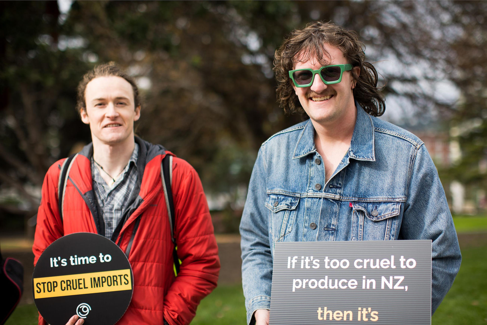 Stop Cruel Imports petition handover