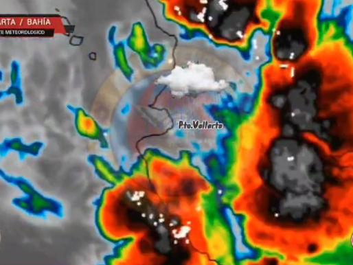 Nueva onda tropical genera lluvias en la región de Bahía de Banderas