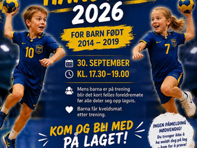 Kickoff for håndball 2026 - 30. september, kl. 17.30-19.00