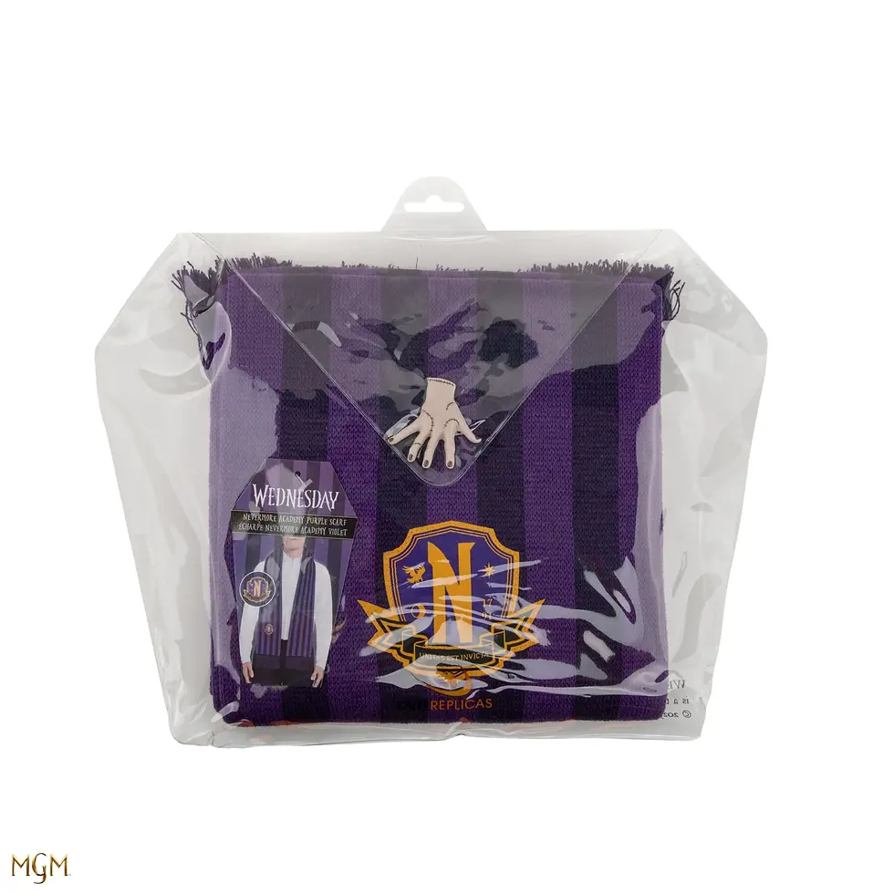 Thumbnail: Nevermore Academy Purple Scarf