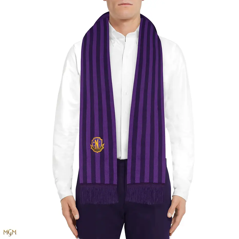 Thumbnail: Nevermore Academy Purple Scarf