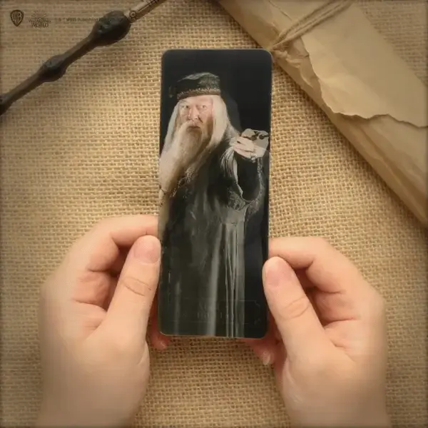 Thumbnail: Albus Dumbledore Wand Pen with Stand & Lenticular Bookmark