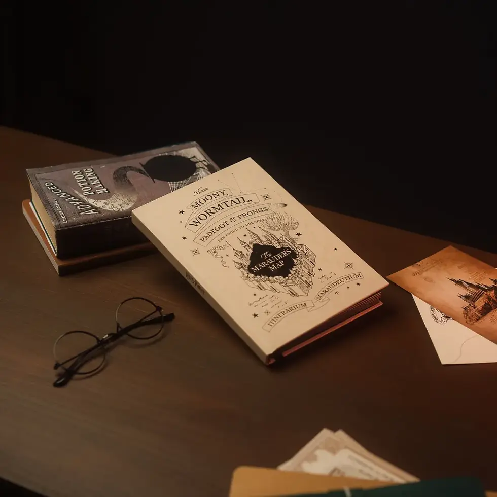 Thumbnail: Harry Potter The Marauder's Map Optically Variable Ink Premium A5 Notebook
