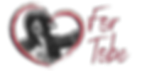 Logo reading "For Tobe" with a photo of Toby Maykuth in red heart graphic.