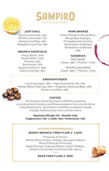 Sampiro Brunch Drinks Menu.png