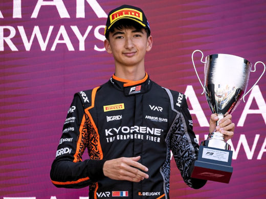 ENZO DELIGNY SECURES PODIUM ON FIA FORMULA 3 DEBUT
