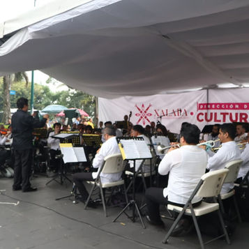 Presentación de la orquesta municipal de Xalapa