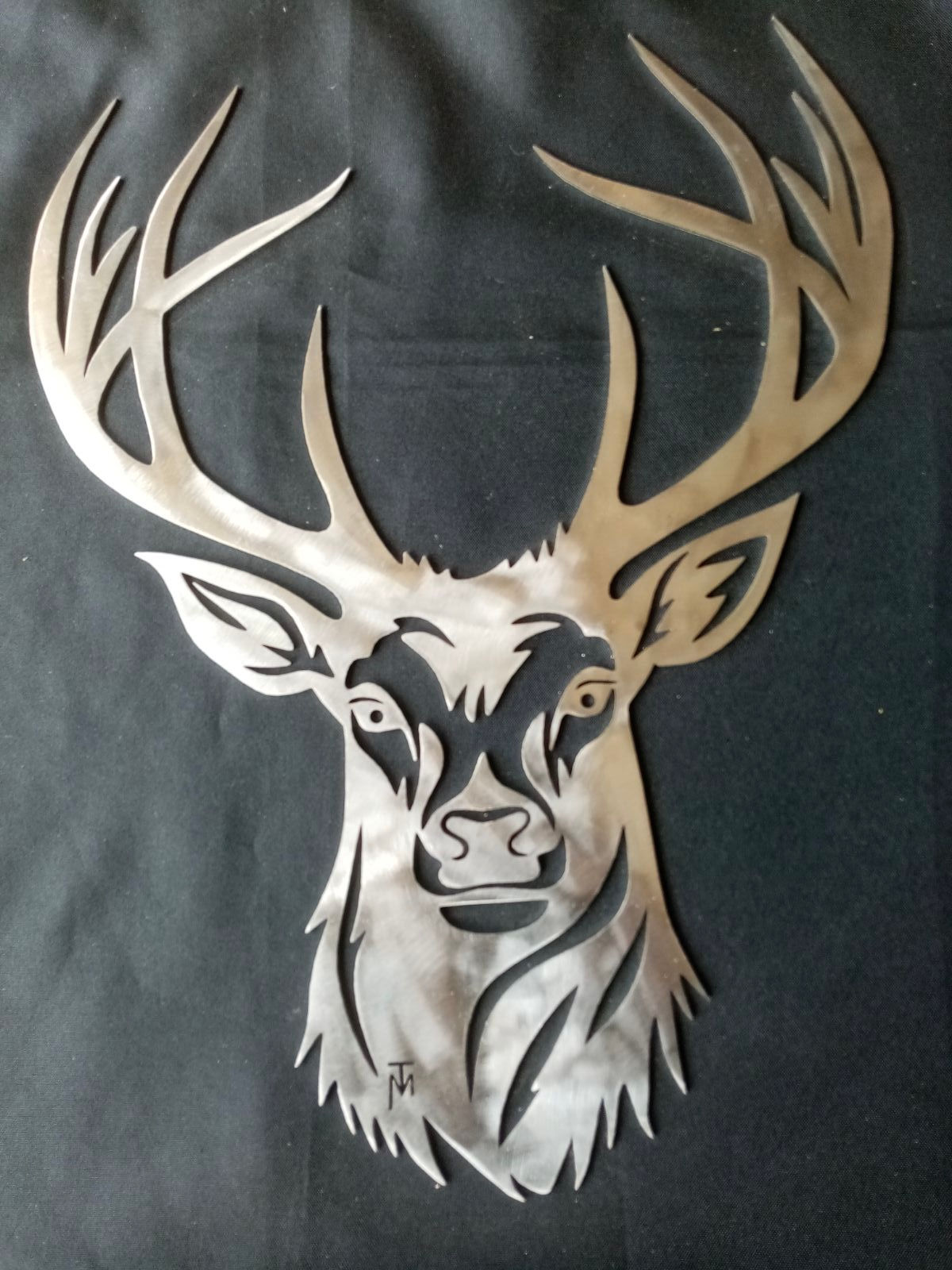 Plaque Inox le roi de la foret