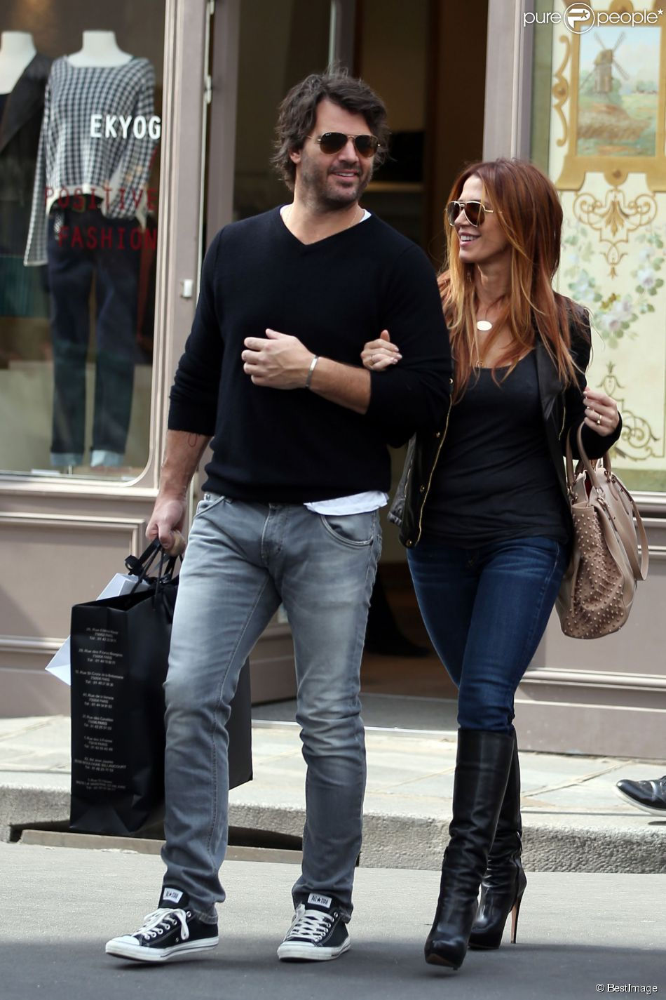 Poppy Montgomery and Shawn Sanford