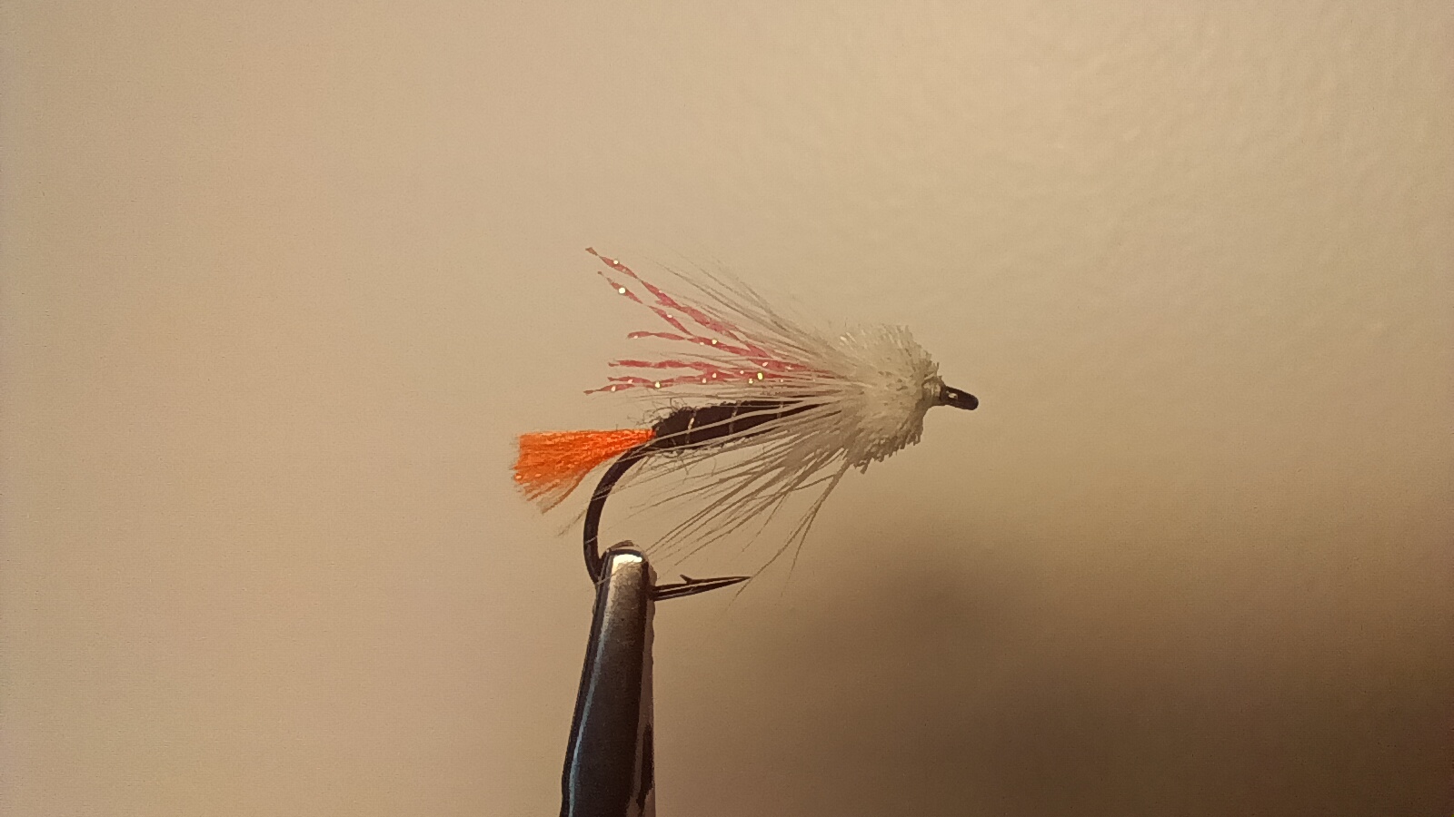 Muddler Blanc Tag Orange