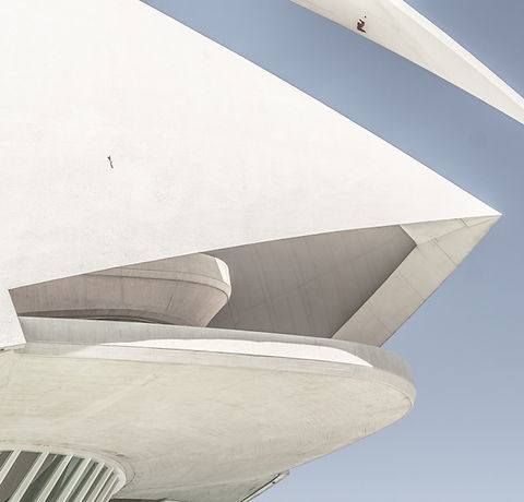 Modern White Structure