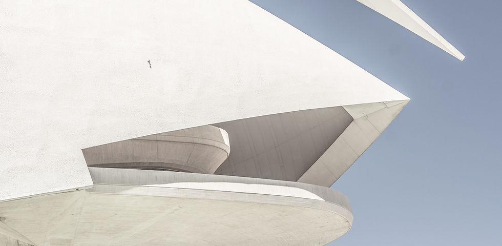 Modern White Structure