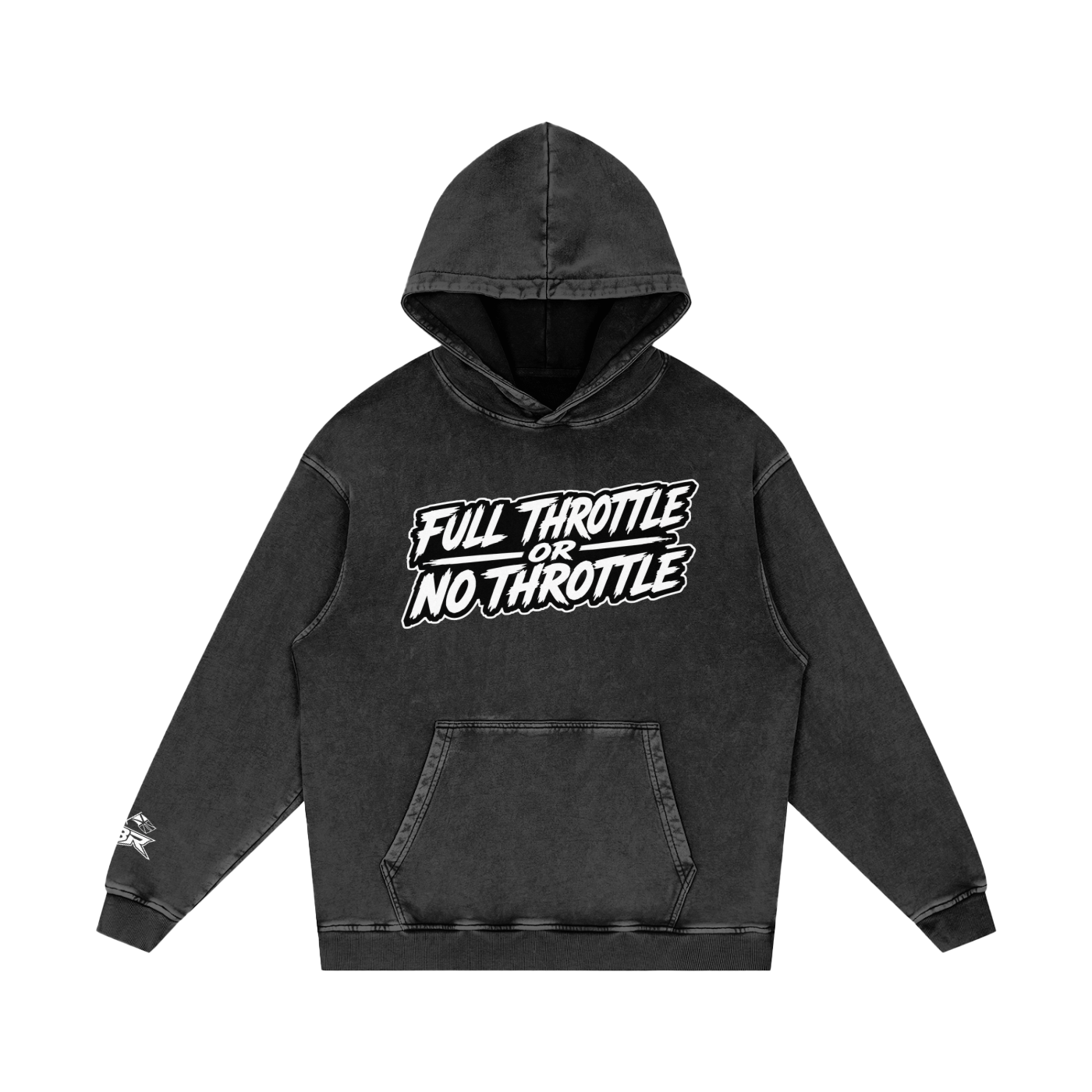 Full Throttle Snow Washed Hoodie